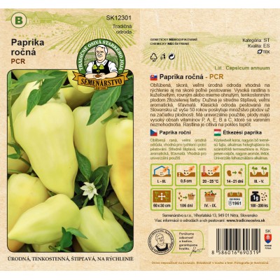 Paprika ročná PCR