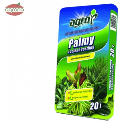 Substrát na palmy a zelené rastliny  20 l.