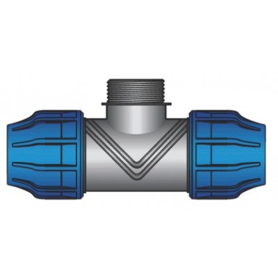 T-spojka redukovaná 25 x 1/2“ x 25 vonkajší závit